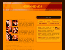 Tablet Screenshot of hornheads.com